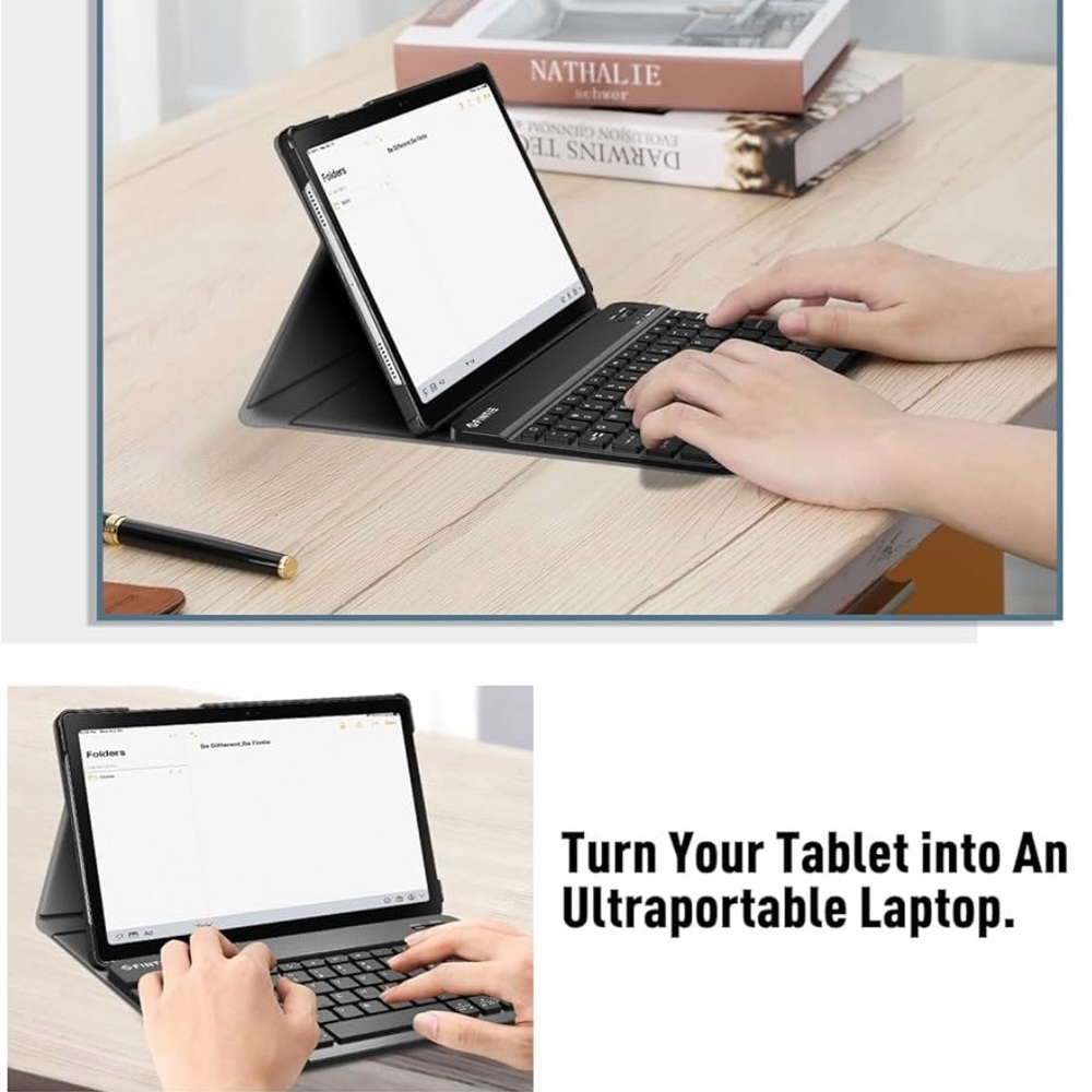 FINTIE Slim keyboard case- Samsung Tab A8 - Picture 6 of 16